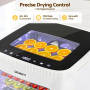 SportZone.co.nz Appliances > Kitchen Appliances > Food Dehydrators Devanti Food Dehydrator Machine 5 Tray Mini Fruit Dryer Maker White Devanti Food Dehydrator Machine 5 Tray Mini Fruit Dryer Maker White
