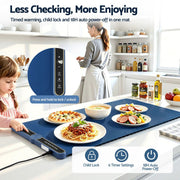 SportZone.co.nz Appliances > Kitchen Appliances > Food Warmers & Chafing Dishes Devanti 80cm Food Warming Mat Electric Buffet Warmer Roll Up Tray Blue Devanti 80cm Food Warming Mat Buffet Warmer Blue