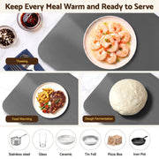 SportZone.co.nz Appliances > Kitchen Appliances > Food Warmers & Chafing Dishes Devanti Food Warming Mat 80cm Electric Food Warmer Roll Up Buffet Tray Grey Devanti Food Warming Mat 80cm Electric Food Warmer Roll Up Buffet Tray Grey