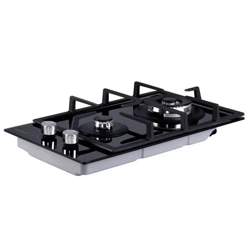 SportZone.co.nz Appliances > Kitchen Appliances Devanti 30cm Gas Cooktop Two Burner Black With Auto Ignition Devanti 30cm Gas Cooktop Two Burner with Auto Ignition