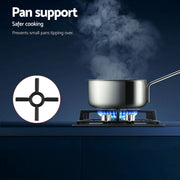 SportZone.co.nz Appliances > Kitchen Appliances > Cooktops & Stoves Devanti 30cm Gas Cooktop 2 Burner Built In Stove Glass NG LPG Wok Devanti 30cm 2 Burner Gas Cooktop Built In Stove