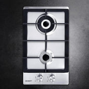 SportZone.co.nz Appliances > Kitchen Appliances Devanti 30cm Gas Cooktop 2 Burner Stainless Steel Kitchen Devanti 30cm Gas Cooktop 2 Burner Stainless Steel