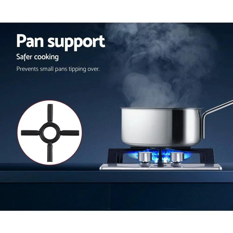 SportZone.co.nz Appliances > Kitchen Appliances Devanti 30cm Gas Cooktop 2 Burner Stainless Steel Kitchen Devanti 30cm Gas Cooktop 2 Burner Stainless Steel