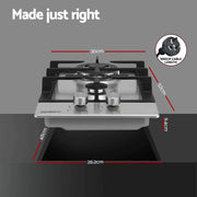 SportZone.co.nz Appliances > Kitchen Appliances > Cooktops & Stoves Devanti 30cm Gas Cooktop 2 Burner Silver Stainless Steel Devanti 30cm Gas Cooktop 2 Burner Stainless Steel
