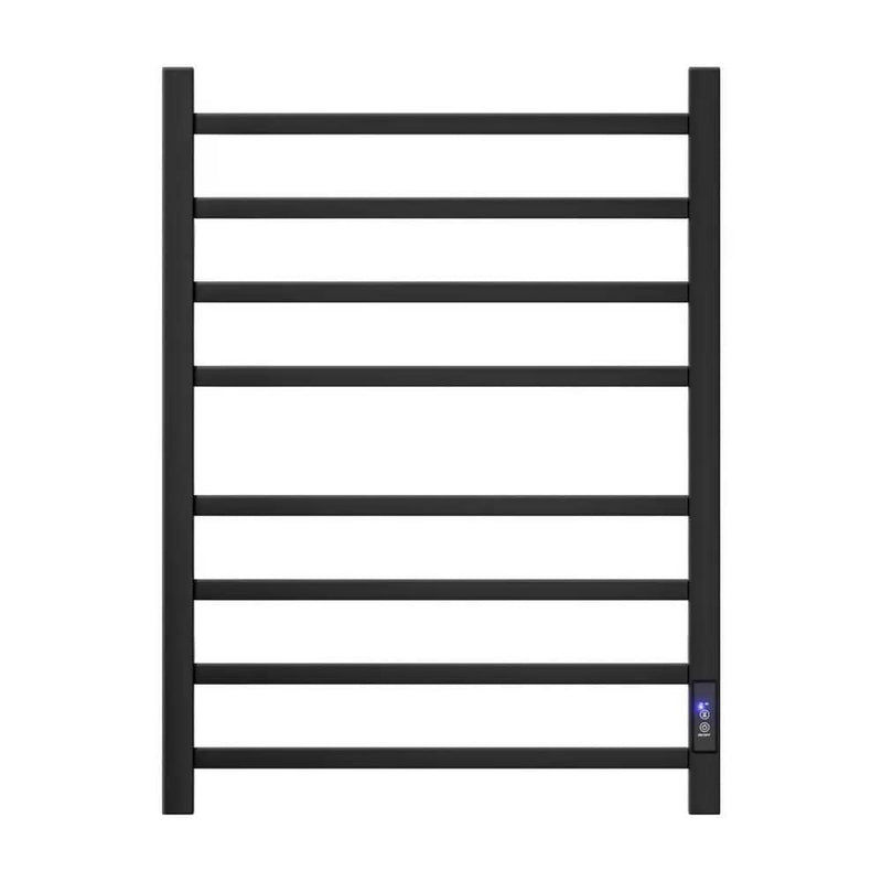 SportZone.co.nz Home & Garden > Bathroom Accessories > Towel Racks & Holders Devanti Heated Towel Rail 8 Square Bars with Timer Electric Heater Warmer Rack Devanti Heated Towel Rail 8 Square Bars with Timer Electric Heater Warmer Rack