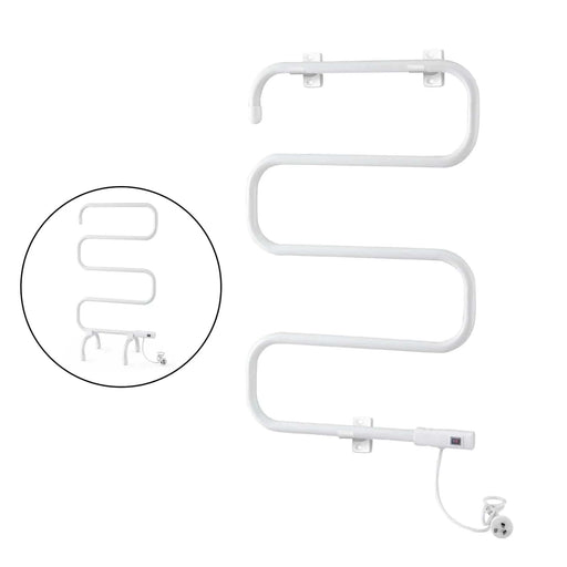 SportZone.co.nz Home & Garden > Bathroom Accessories > Towel Racks & Holders Devanti Heated Towel Rail Freestanding Wall Mounted S-Shape Electric Warmer Rack Devanti Heated Towel Rail Freestanding Wall Mounted S-Shape Electric Warmer Rack