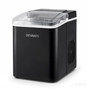 SportZone.co.nz Appliances > Kitchen Appliances > Ice Makers Devanti Ice Maker Machine Portable 12kg Countertop w/Self Cleaning 1.2L Black Devanti Ice Maker Machine Portable 12kg Countertop w/Self Cleaning 1.2L Black