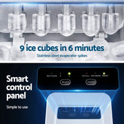 SportZone.co.nz Appliances > Kitchen Appliances > Ice Makers Devanti Ice Maker Machine Portable 12kg Countertop w/Self Cleaning 1.2L White Devanti Ice Maker Machine Portable 12kg Countertop w/Self Cleaning 1.2L White
