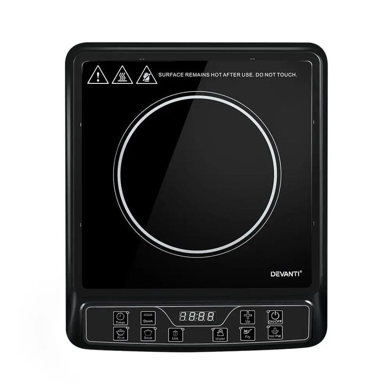 SportZone.co.nz Appliances > Kitchen Appliances Devanti Induction Cooktop 30cm Portable Cooker Devanti Induction Cooktop 30cm Portable Cooker