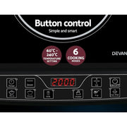 SportZone.co.nz Appliances > Kitchen Appliances Devanti Induction Cooktop 30cm Portable Cooker Devanti Induction Cooktop 30cm Portable Cooker