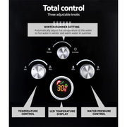 SportZone.co.nz Outdoor > Camping Devanti Portable Gas Water Heater 8L/Min LPG System Black Devanti Portable Gas Water Heater 8L/Min LPG System Black
