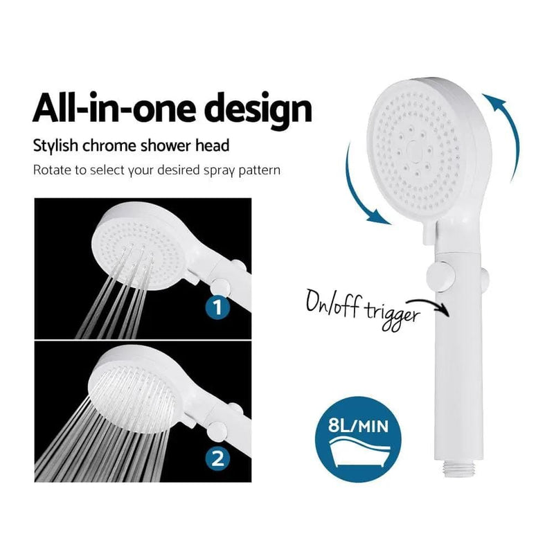 SportZone.co.nz Outdoor > Camping Devanti Portable Gas Water Heater 8L/Min With Pump LPG System Grey Devanti Portable Gas Water Heater 8L/Min With Pump LPG System Grey