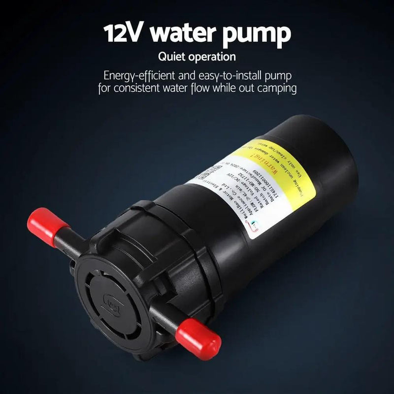 SportZone.co.nz Outdoor Recreation > Camping > Portable Toilets & Showers Devanti Portable Gas Water Heater LPG-powered System Black With Pump Devanti Portable Gas Water Heater LPG-powered System Black With Pump