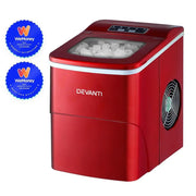 SportZone.co.nz Appliances > Kitchen Appliances > Ice Makers DEVANTi Portable Ice Cube Maker Machine 2L Home Bar Benchtop Easy Quick Red DEVANTi Portable Ice Cube Maker Machine 2L Home Bar Benchtop Easy Quick Red