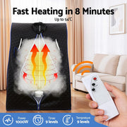 SportZone.co.nz Appliances > Kitchen Appliances > Speciality Appliances Devanti Portable Steam Sauna Tent 1000W 2L Steamer Pot Personal Home SPA Timer Devanti Portable Steam Sauna Tent 1000W 2L Steamer Pot Personal Home SPA Timer