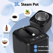 SportZone.co.nz Appliances > Kitchen Appliances > Speciality Appliances Devanti Portable Steam Sauna Tent 1000W 3L Steamer Pot Full Body Home SPA Timer Devanti Portable Steam Sauna Tent 1000W 3L Steamer Pot Full Body Home SPA Timer