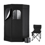 SportZone.co.nz Appliances > Kitchen Appliances > Speciality Appliances Devanti Portable Steam Sauna Tent 1000W 3L Steamer Pot Full Body Home SPA Timer Devanti Portable Steam Sauna Tent 1000W 3L Steamer Pot Full Body Home SPA Timer