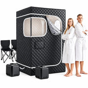 SportZone.co.nz Home & Garden > Pool & Accessories > Spas & Accessories Devanti Portable Steam Sauna Tent 2 Person 1000W 3L Steamer Home SPA 60Min Timer Devanti Portable Steam Sauna Tent 2 Person 1000W 3L Steamer Home SPA 60Min Timer