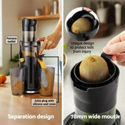 Devanti Slow Juicer Cold Press Fruit Juicer by SportZone.co.nz