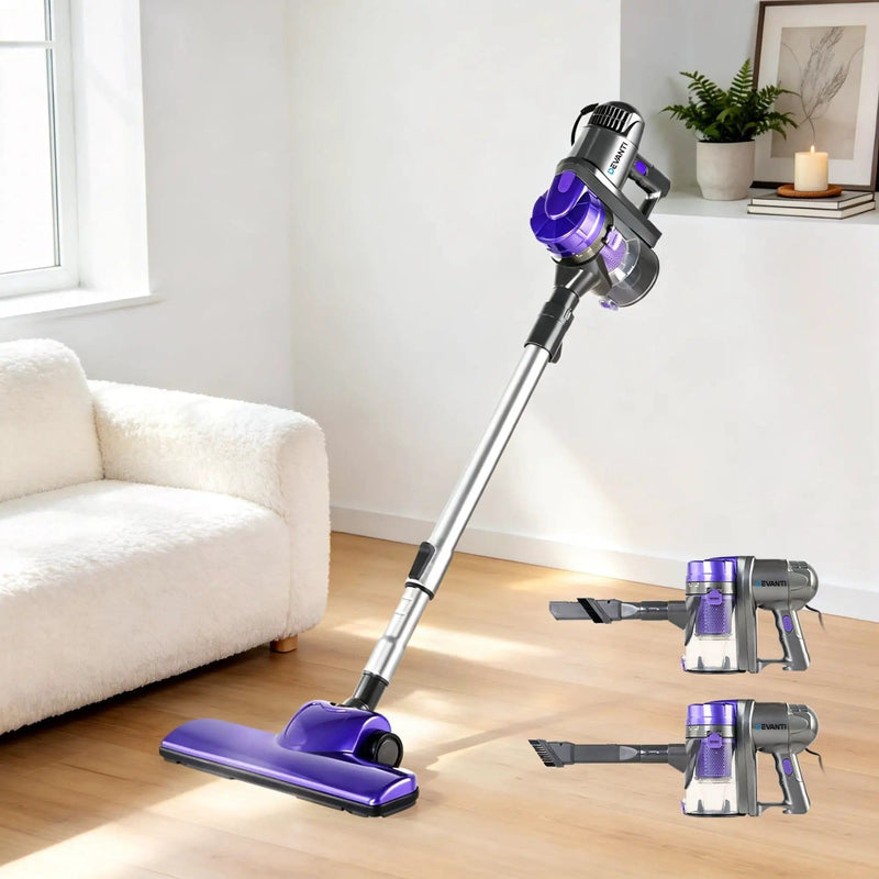 SportZone.co.nz Appliances > Vacuum Cleaners Devanti Stick Vacuum Cleaner Handheld Corded 450W Purple Devanti Stick Vacuum Cleaner Handheld Corded 450W Purple
