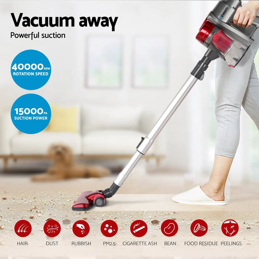 SportZone.co.nz Appliances > Vacuum Cleaners Devanti Corded Handheld Stick Vacuum Cleaner 450W Red Devanti Corded Handheld Stick Vacuum Cleaner 450W Red