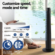 SportZone.co.nz Appliances > Fans > Ceiling Fans Devanti Tower Fan Oscillating 3 Speeds with Remote 93cm Devanti Tower Fan Oscillating 3 Speeds with Remote 93cm