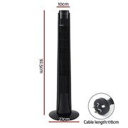 SportZone.co.nz Appliances > Fans > Ceiling Fans Devanti Tower Fan Oscillating 3 Speeds with Remote 93cm Devanti Tower Fan Oscillating 3 Speeds with Remote 93cm