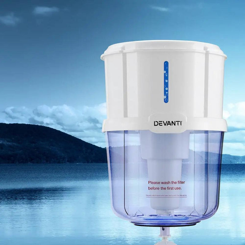 Devanti Water Cooler Dispenser 15L Filter Bottle by SportZone.co.nz