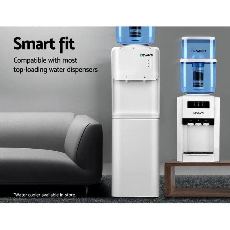 SportZone.co.nz Appliances > Kitchen Appliances > Water Dispensers Devanti Water Cooler Dispenser 22L Filter Bottle Devanti Water Cooler Dispenser 22L Filter Bottle
