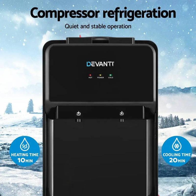 SportZone.co.nz Appliances > Kitchen Appliances > Water Dispensers Devanti Water Cooler Dispenser Bench Top 22L Black Devanti Water Cooler Dispenser Bench Top 22L Black