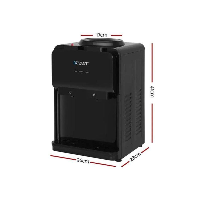 SportZone.co.nz Appliances > Kitchen Appliances Devanti Water Cooler Dispenser Bench Top Black Devanti Water Cooler Dispenser Bench Top Black