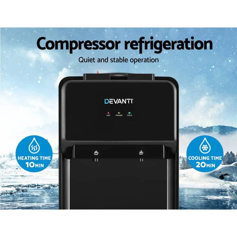 SportZone.co.nz Appliances > Kitchen Appliances Devanti Water Cooler Dispenser Bench Top Black Devanti Water Cooler Dispenser Bench Top Black