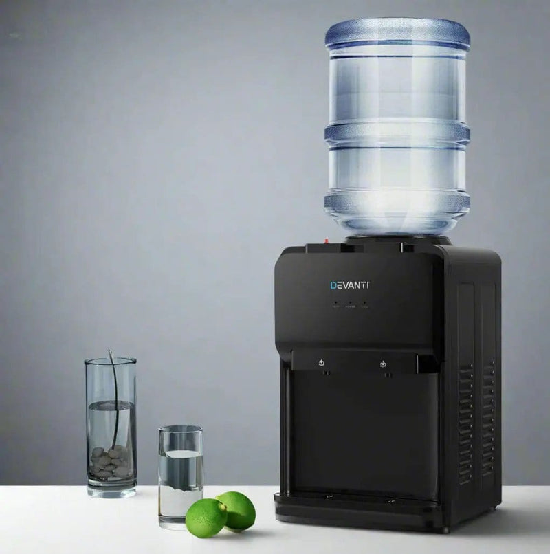 SportZone.co.nz Appliances > Kitchen Appliances Devanti Water Cooler Dispenser Bench Top Black Devanti Water Cooler Dispenser Bench Top Black