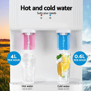 SportZone.co.nz Appliances > Kitchen Appliances Devanti Bench Top Water Cooler Dispenser With Hot And Cold Water Devanti Bench Top Water Cooler Dispenser Hot Cold