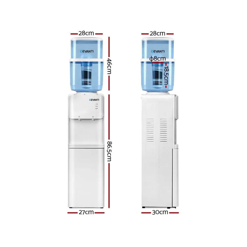 SportZone.co.nz Appliances > Kitchen Appliances > Water Dispensers Devanti 22L Water Cooler Dispenser With Stand White Devanti 22L Water Cooler Dispenser with Stand White