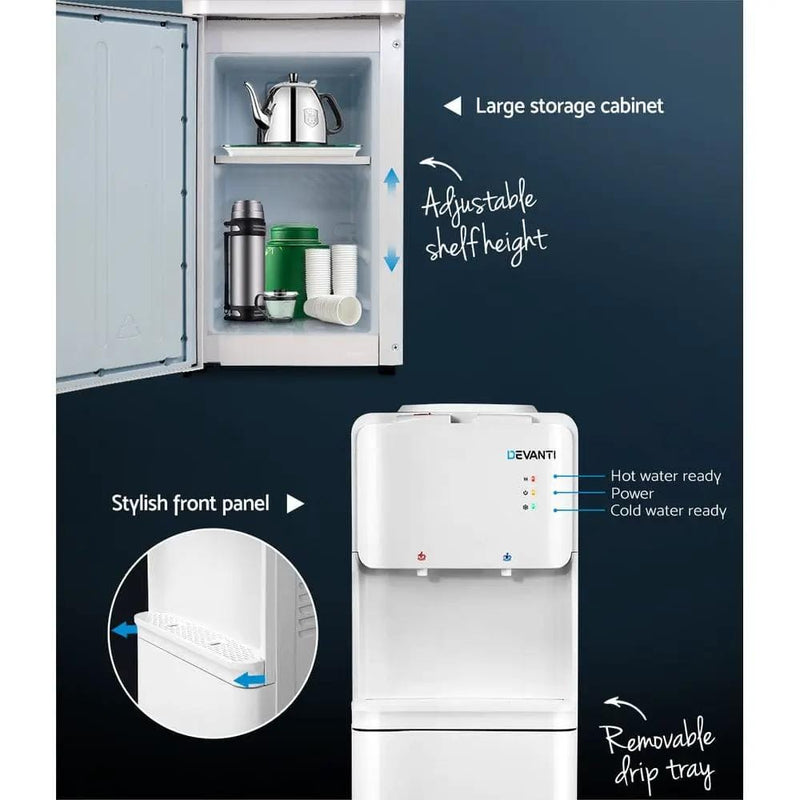 SportZone.co.nz Appliances > Kitchen Appliances > Water Dispensers Devanti 22L Water Cooler Dispenser With Stand White Devanti 22L Water Cooler Dispenser with Stand White