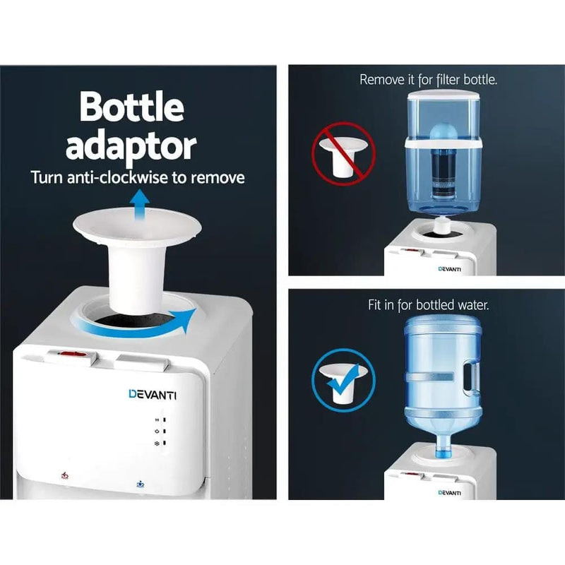 SportZone.co.nz Appliances > Kitchen Appliances > Water Dispensers Devanti 22L Water Cooler Dispenser With Stand White Devanti 22L Water Cooler Dispenser with Stand White