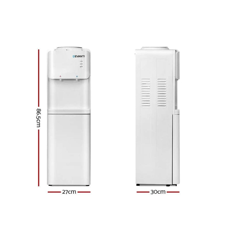 SportZone.co.nz Appliances > Kitchen Appliances > Water Dispensers Devanti Water Cooler Dispenser Stand White Devanti Water Cooler Dispenser Stand White