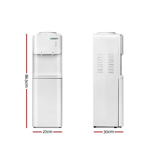 SportZone.co.nz Appliances > Kitchen Appliances > Water Dispensers Devanti Water Cooler Dispenser Stand White Devanti Water Cooler Dispenser Stand White