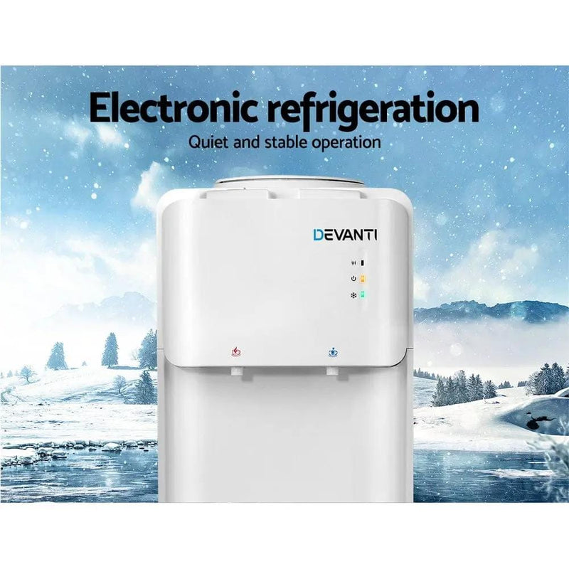 SportZone.co.nz Appliances > Kitchen Appliances > Water Dispensers Devanti Water Cooler Dispenser Stand White Devanti Water Cooler Dispenser Stand White