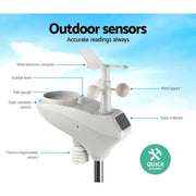 SportZone.co.nz Home & Garden > Home & Garden Others Devanti Wireless WiFi Professional Weather Station Solar Sensor LCD UV Light Devanti Wireless WiFi Professional Weather Station Solar Sensor LCD UV Light