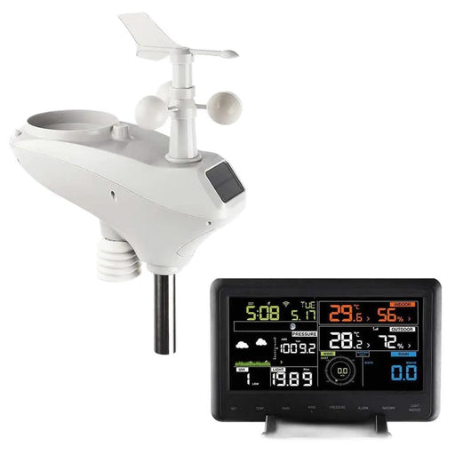 SportZone.co.nz Home & Garden > Home & Garden Others Devanti Wireless WiFi Professional Weather Station Solar Sensor LCD UV Light Devanti Wireless WiFi Professional Weather Station Solar Sensor LCD UV Light