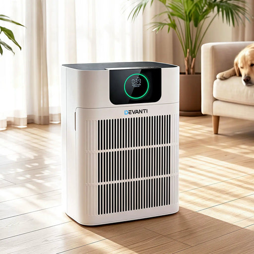 SportZone.co.nz Appliances > Aroma Diffusers & Humidifiers > Purifiers Devnati Pet Air Purifier 3 Stage HEPA Filter Cleaner PM25 Display Cat Dog Hair White Devnati Pet Air Purifier 3 Stage HEPA Filter Cleaner PM25 Display Cat Dog Hair White