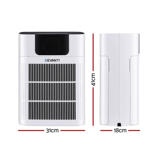 SportZone.co.nz Appliances > Aroma Diffusers & Humidifiers > Purifiers Devnati Pet Air Purifier 3 Stage HEPA Filter Cleaner PM25 Display Cat Dog Hair White Devnati Pet Air Purifier 3 Stage HEPA Filter Cleaner PM25 Display Cat Dog Hair White