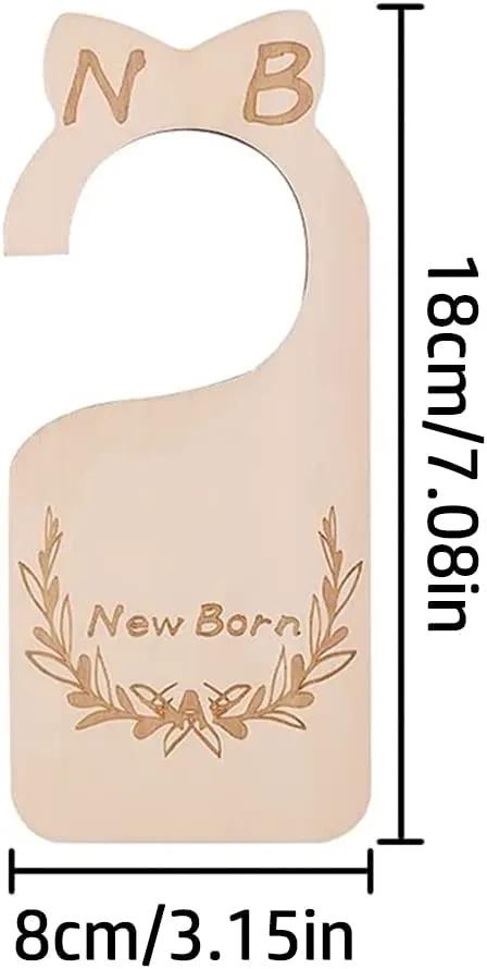 7PCS Baby Closet Size Divider Nursery Wardrobe Divider Hangers by salelink.co.nz