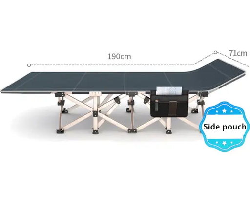 Folding Camping Stretcher Bed 190x71x36cm by salelink.co.nz