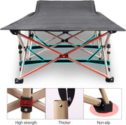 Folding Camping Stretcher Bed 190x71x36cm by salelink.co.nz
