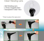 Magnification Diagnostic Ear Scope with LED Direct Illumination Light by salelink.co.nz