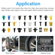 500PCS Car Body Trim Clips by salelink.co.nz