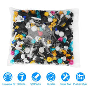 500PCS Car Body Trim Clips by salelink.co.nz